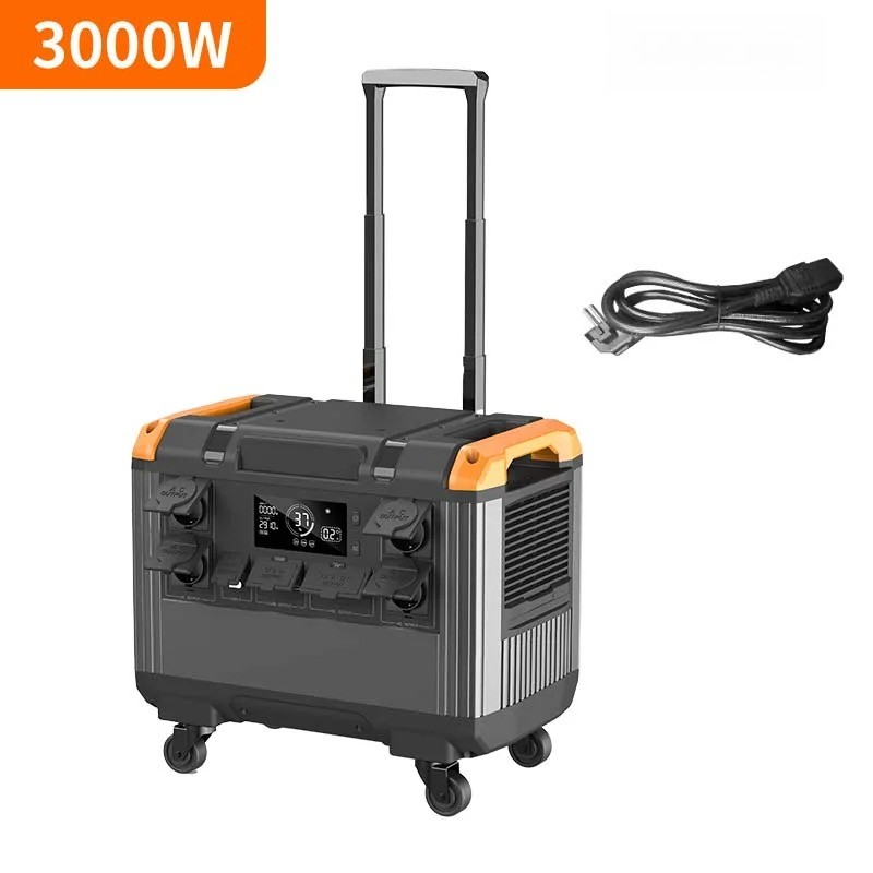2400W 3000W Portable Power Station 600W 1200W High Power Amping Battery 230V AC