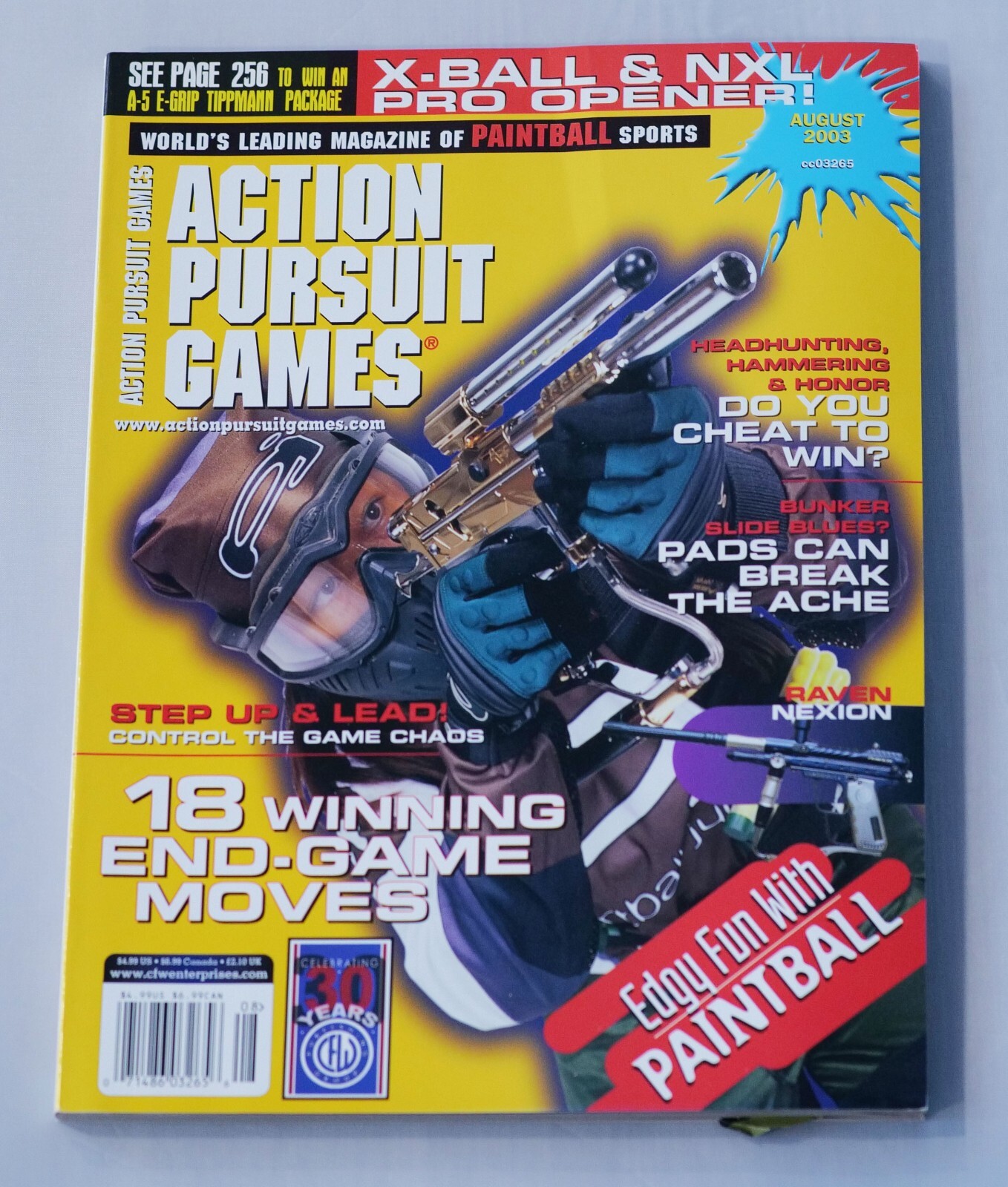 Priced To Sell August 2003 Action Pursuit Games Print Paintball Magazine