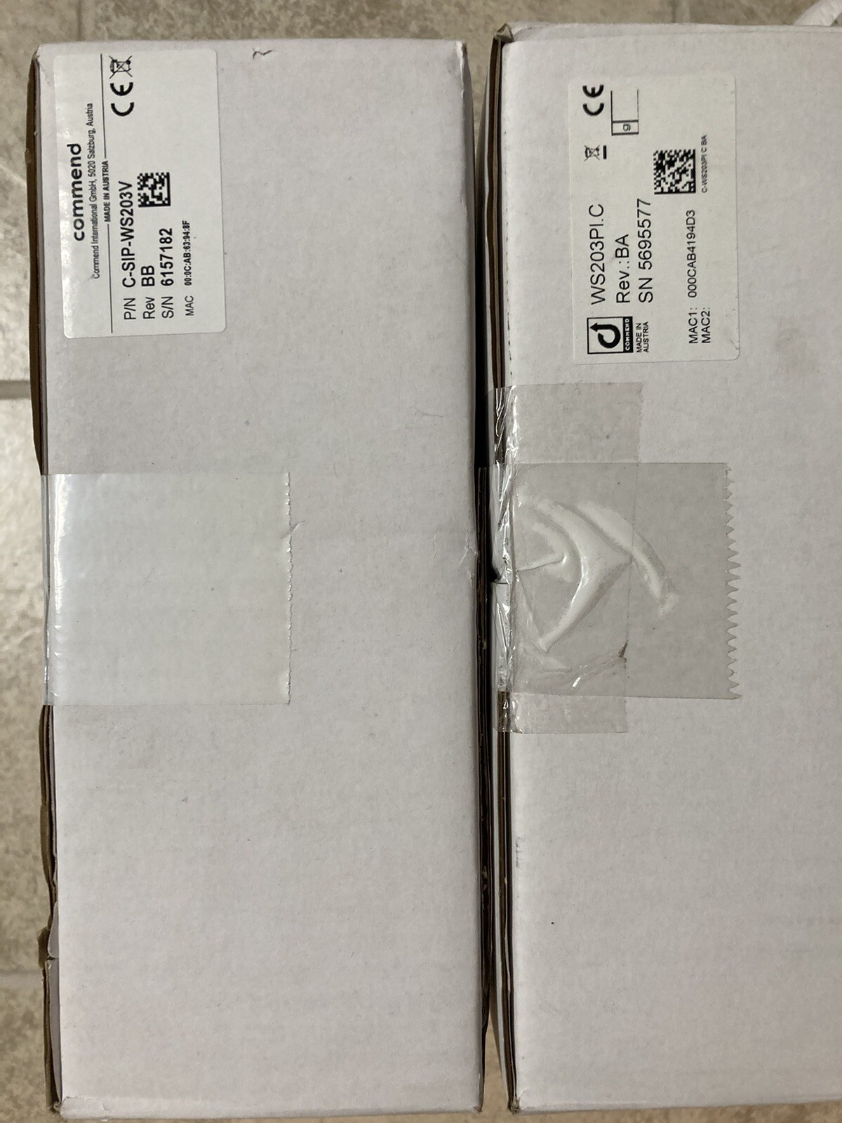 COMMEND WS203PI.C Surface Mount Kit Wallmount Intercom Station