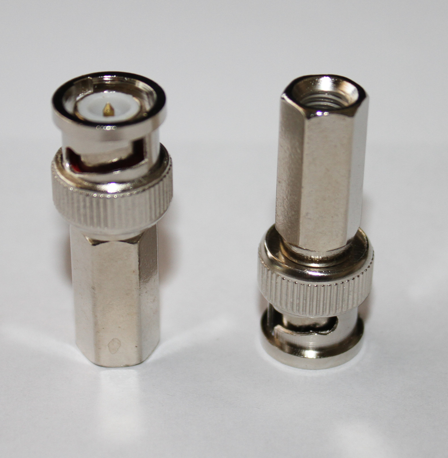 BNC male twist-on connectors RG59 coax cable plugsX10