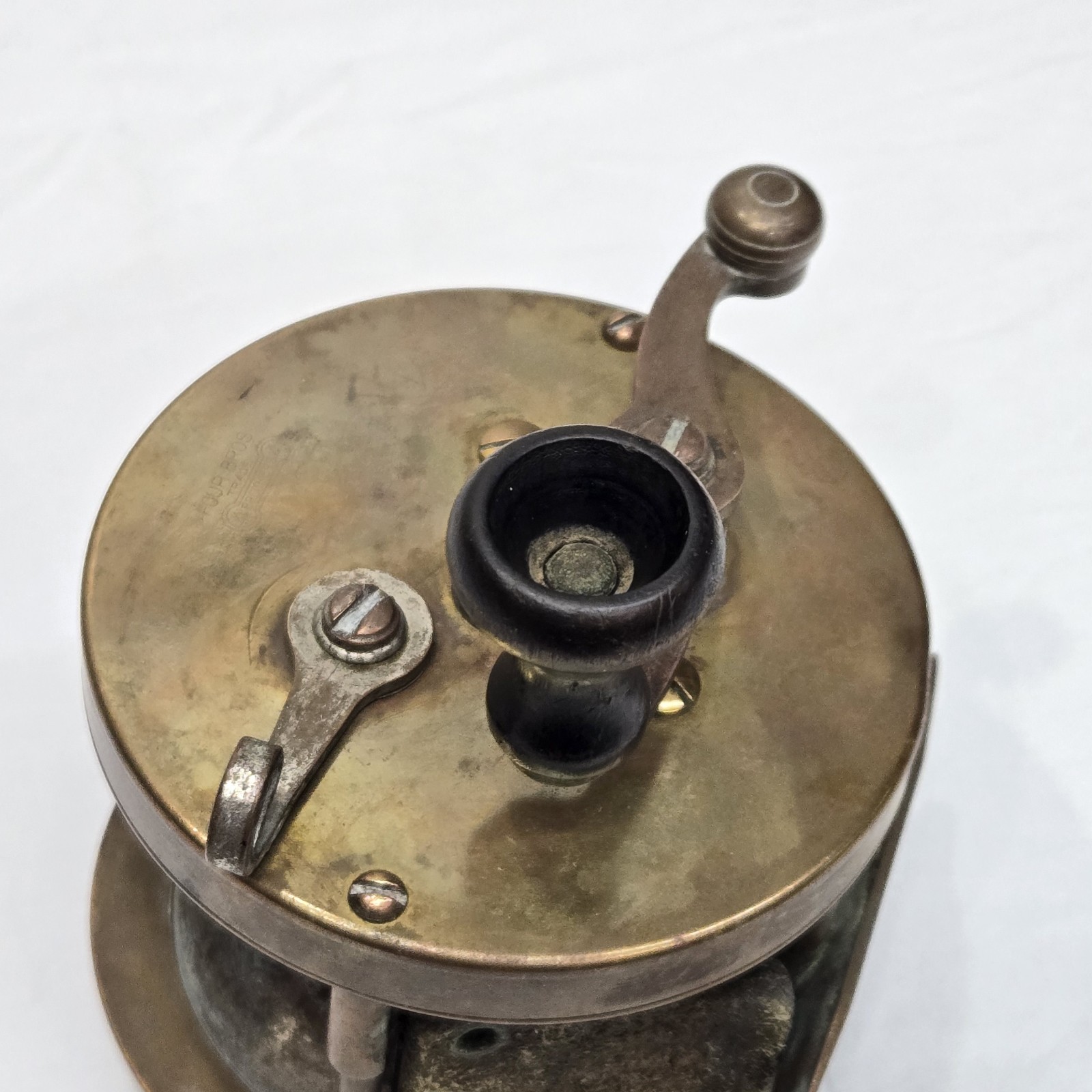 Vtg Four Bros 4 Brothers Sumco 2258 Fishing Reel Heavy Brass