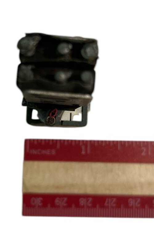1960S-80S NASA SPACE PROGRAM UNIDENTIFIED WHITE PUSH BUTTON SWITCH B