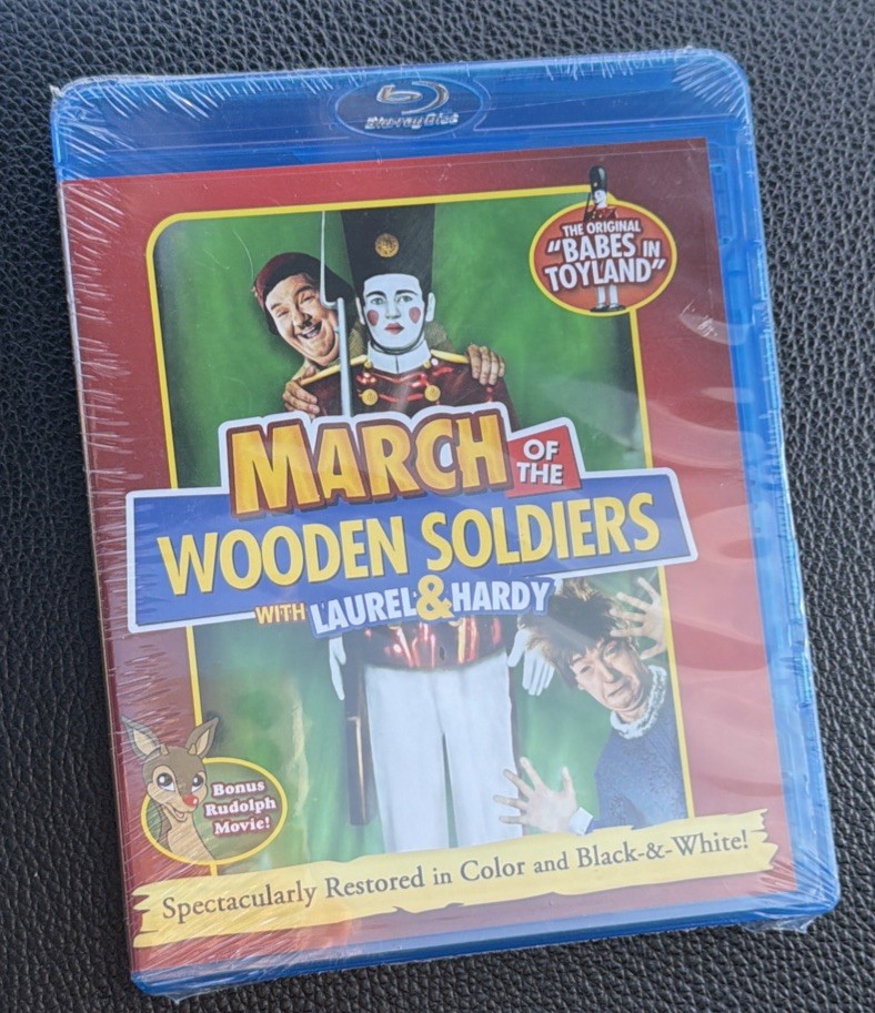 NEW March Of The Wooden Soldiers Blu Ray Laurel & Hardy. Color/Black & White1934