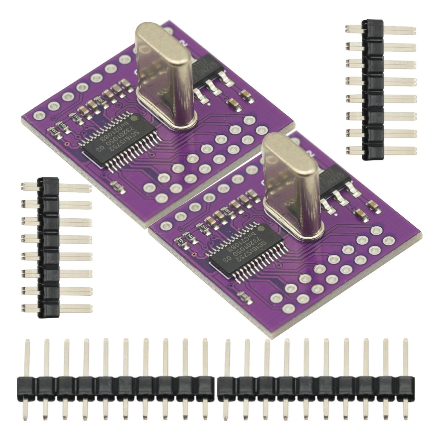 2 PCS SC16IS752 I2C SPI Bus To Dual Channel UART Conversion Board Module