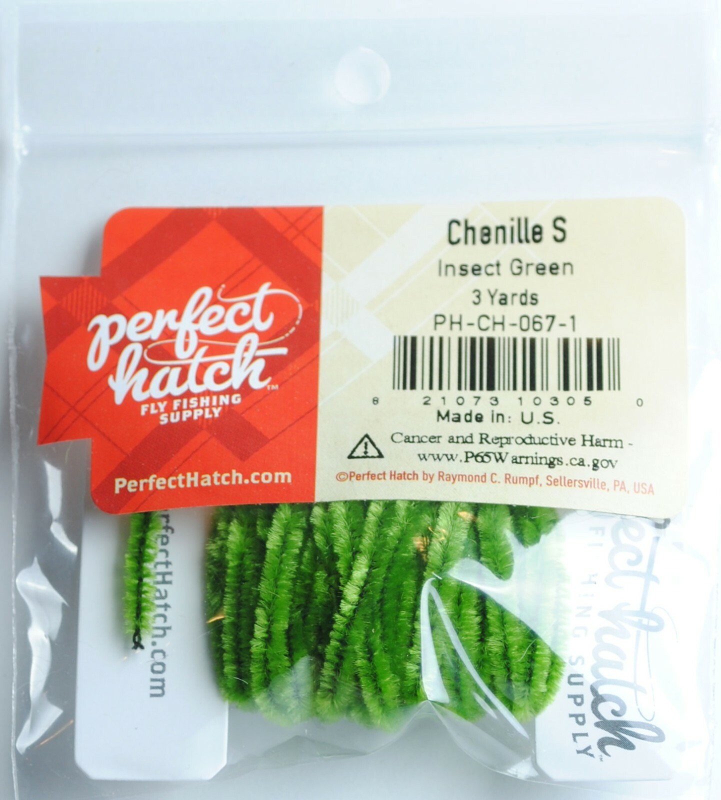 Perfect Hatch Chenille - Small - Insect Green