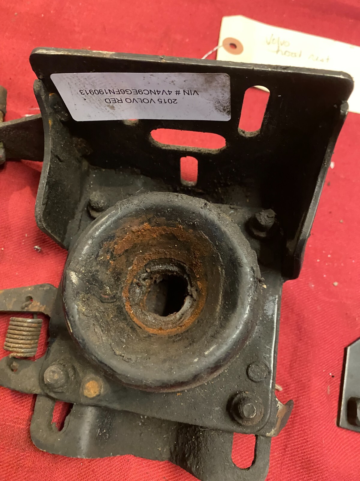 VOLVO HOOD REST SUPPORT BRACKET
