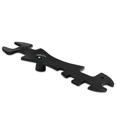 Tank Wrench, Steel, 8-1/2 in Opening, For Regulators/Torches/Acetylene