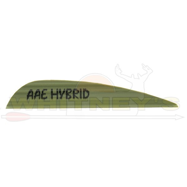 AAE Archery Hybrid 26 Vanes - OD Green - 50pk - HY26ODG50