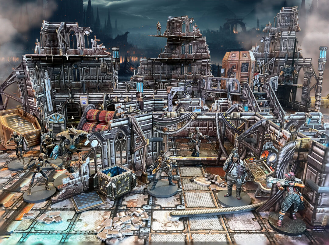 PRESALE Gothic Cityscape Terrain Set Warhammer 40k Necromunda Battle System THG