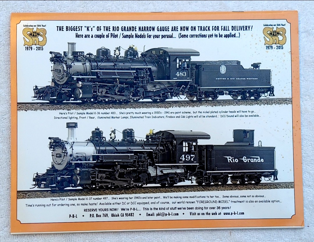RARE! NARROW GAUGE AND SHORT LINE Gazette Magazine Trains May/June 2015 *MINT*