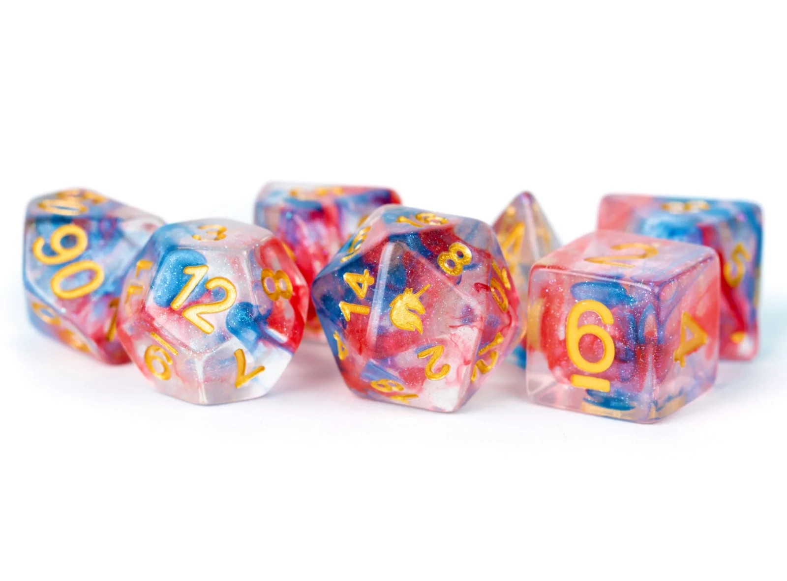 FanRoll Dice Unicorn: Cosmic Carnival 16mm Poly Set