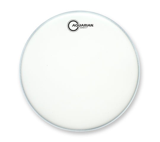 Aquarian Super-2 White Texture Coated Drumhead 8"