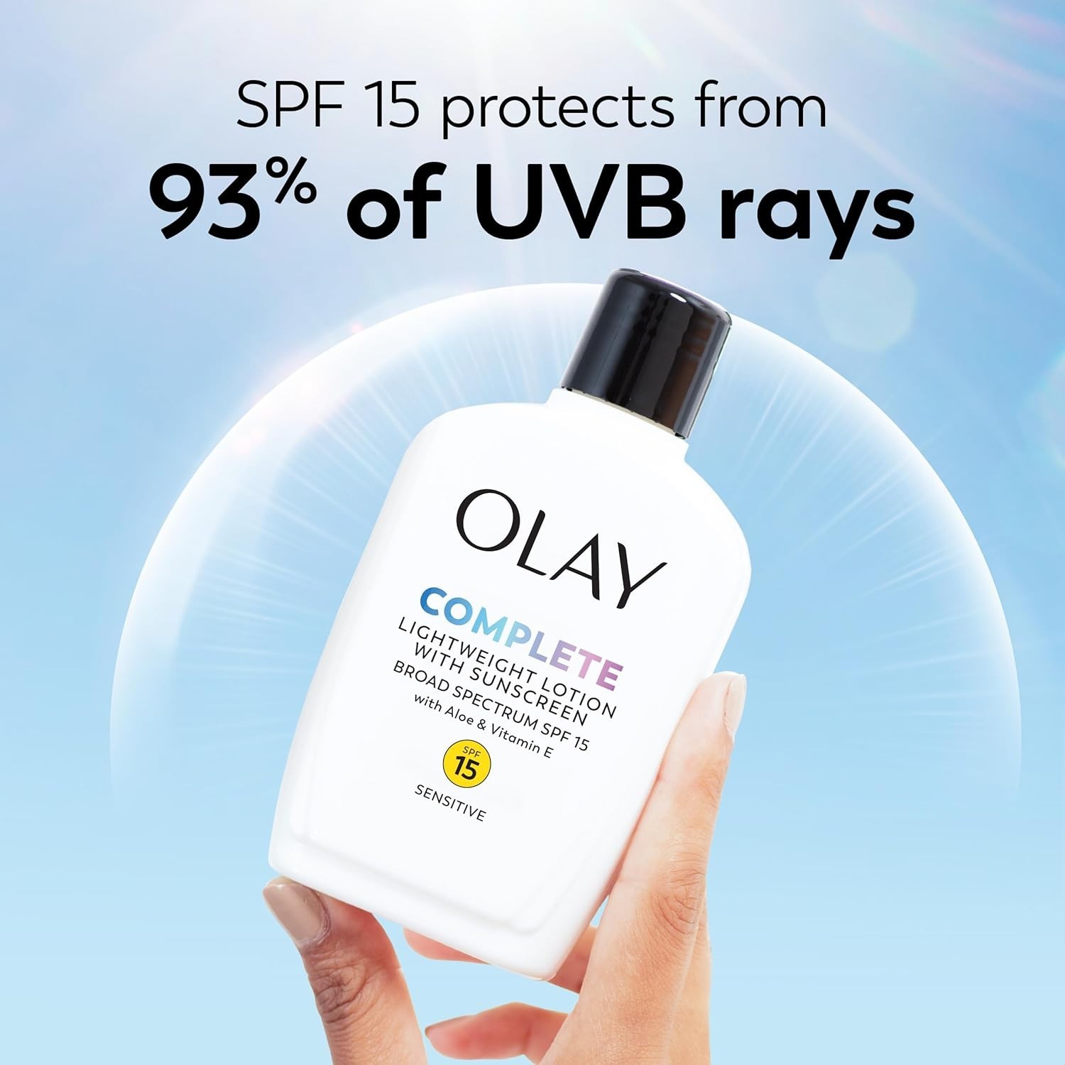Olay Complete Daily Moisturizer SPF 15 Broad Spectrum Sunscreen Sensitive 4oz