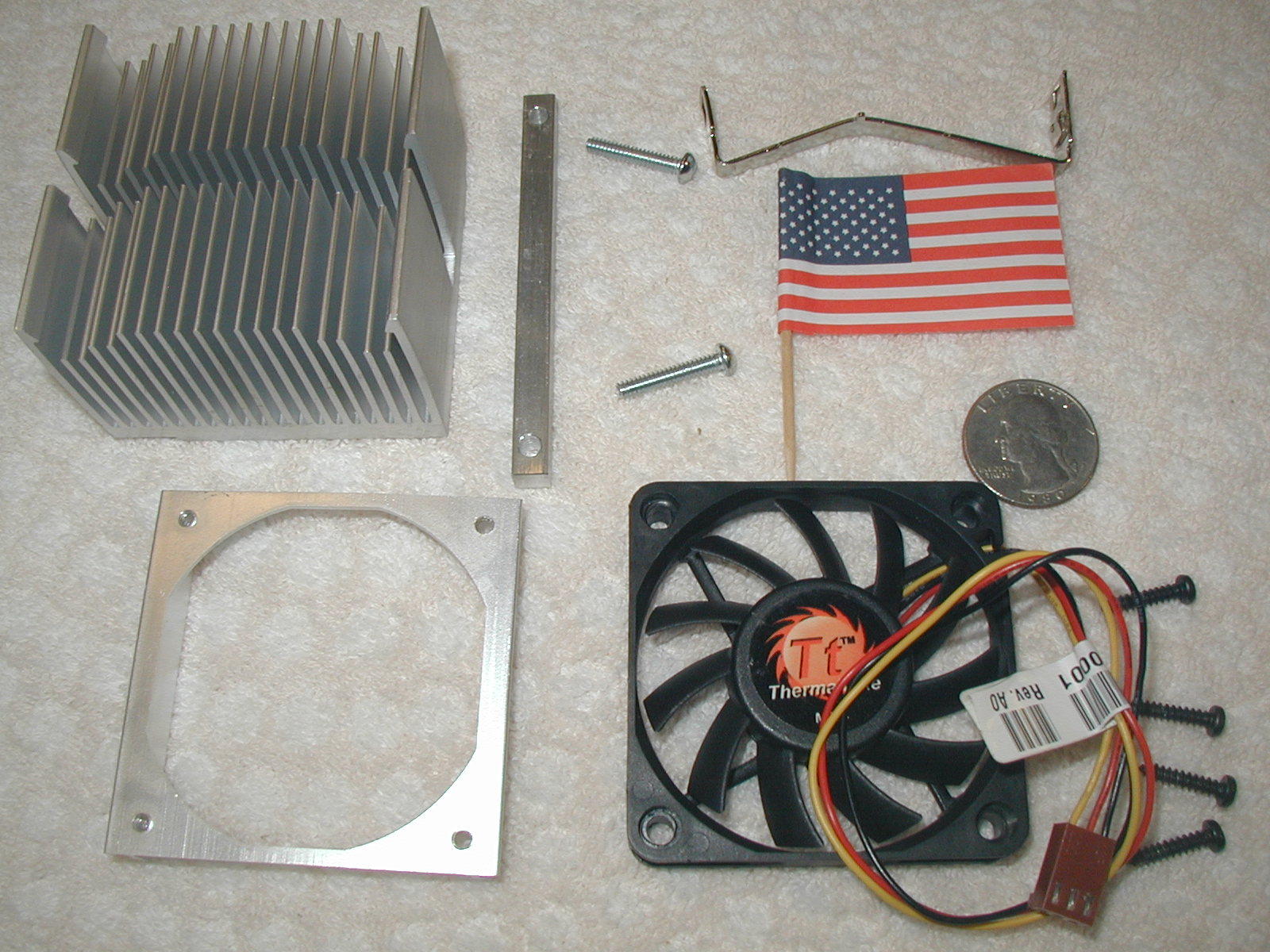 CPU Heatsink with 12 Volt Fan