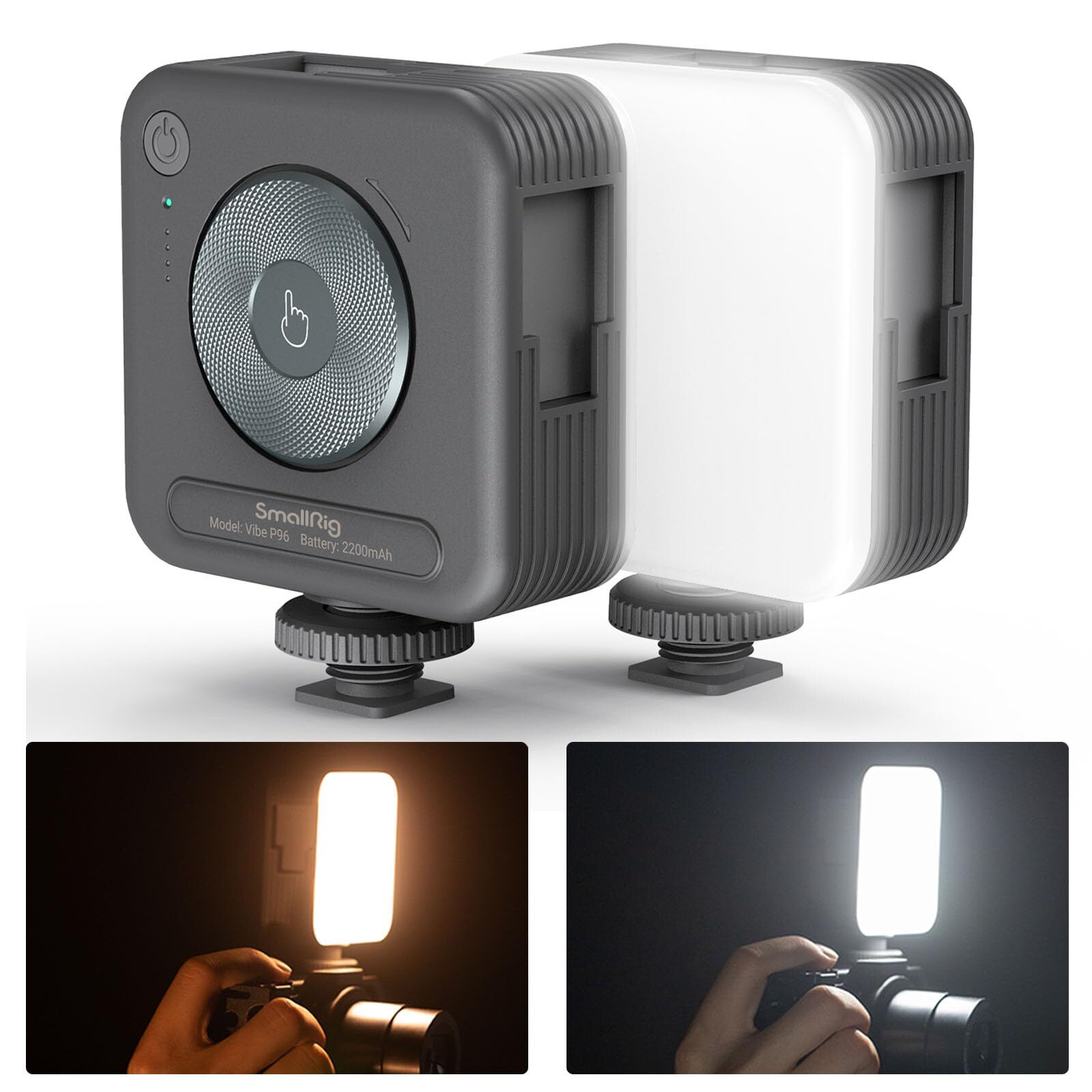 P96 LED Video Light Portable Camera Lights 96 LED Beads for Photography Video...
