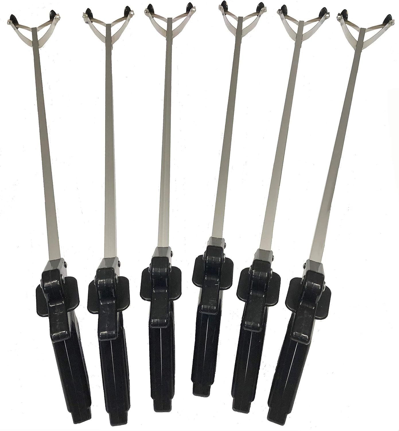 Heavy Duty Grab-It Reaching Tool - Grabber Reacher with 4.5 Inch Jaws,6 Pack