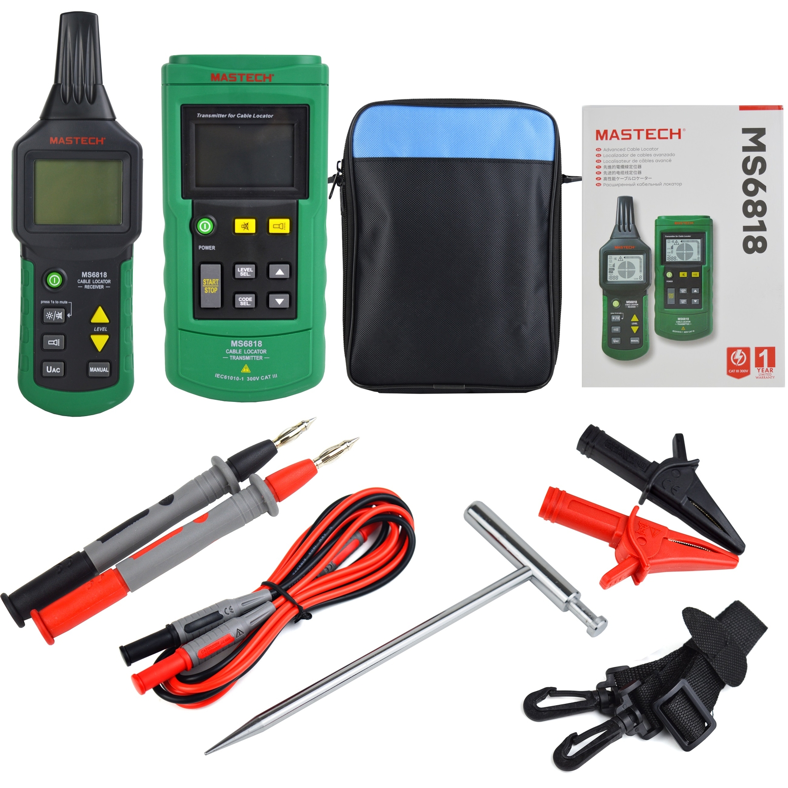 MASTECH MS6818 Wire Tester Networkphone Cable Detector Locator Meter Tracker