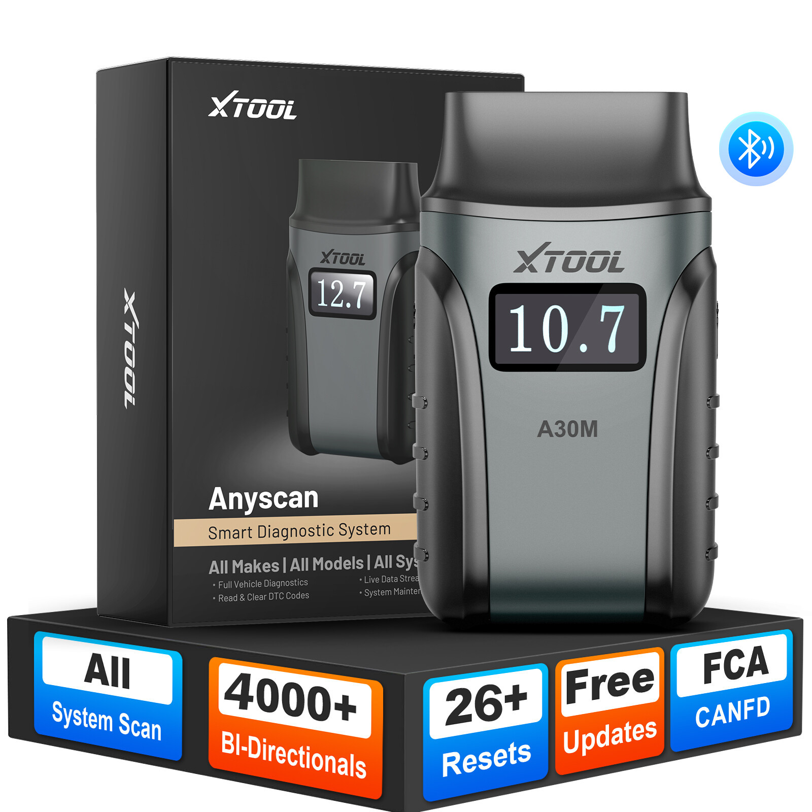 2026 XTOOL A30M OBD2 Scanner Code Reader Full System Car Diagnostic Tool NEWEST