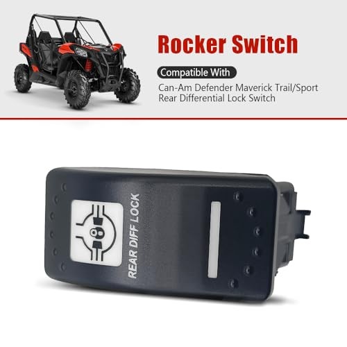 Rear Differential Lock Switch 710005470 Fit for Can Am Defender Maverick