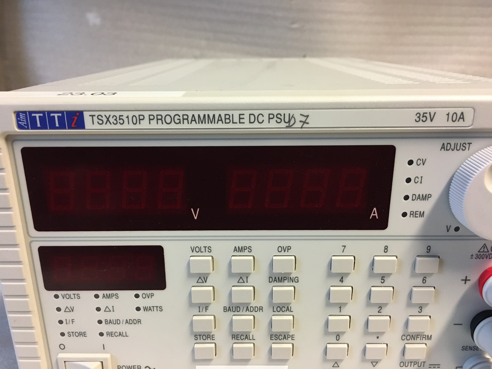 TTI TSX3510P Programmable DC PSU 35V 10A