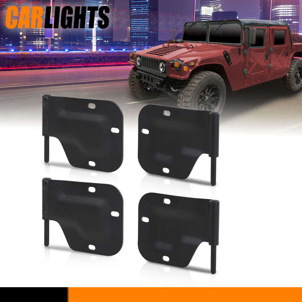 NEW DOOR HINGES SET FIT FOR Humvee M998 LH X 2 /RH X 2
