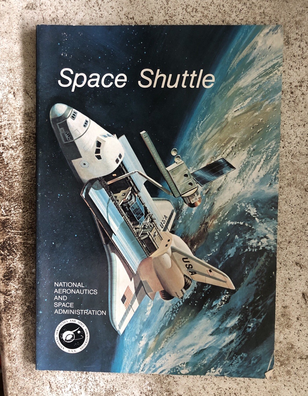 Space Shuttle NASA SP-407 book (1976) Vintage First Edition Illustrated