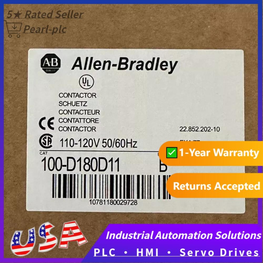 Allen-Bradley 100-D180D11 Contactor AB 100D180D11 NEW Factory Sealed US Free Tax