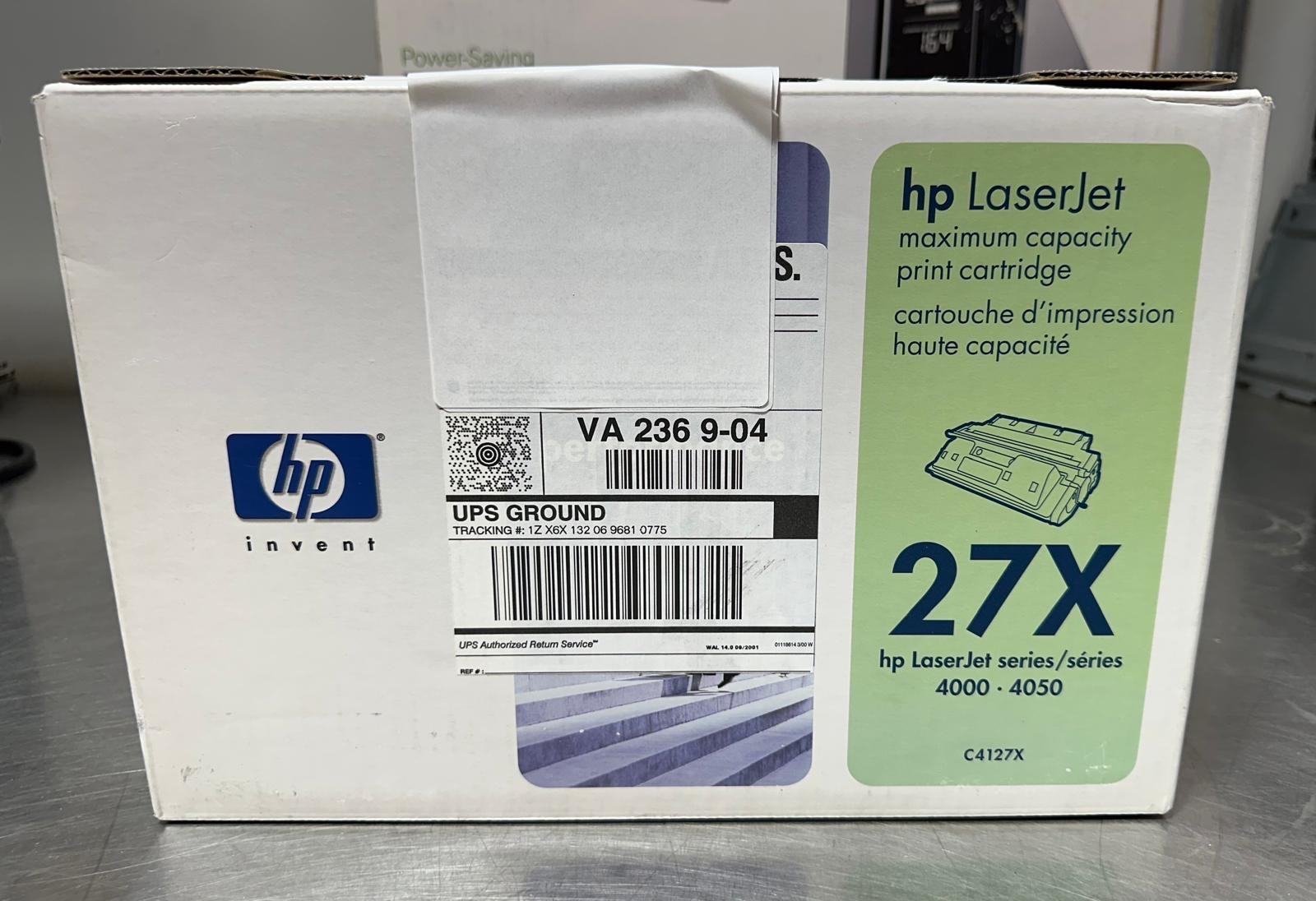 Genuine HP 27X Toner Cartridge High Volume C4127X for LaserJet 4000 and 4050 NEW