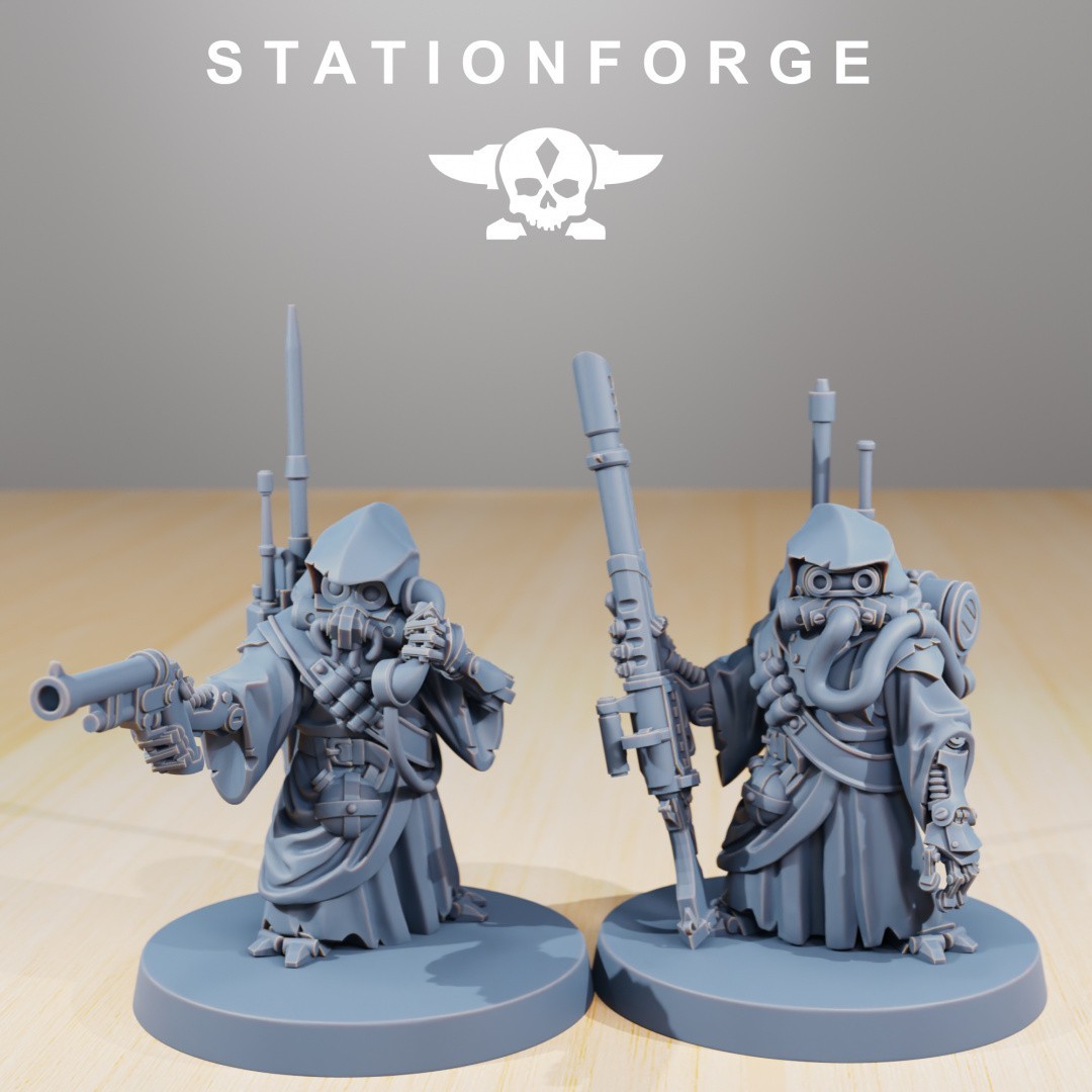 Scavenger Junkards Grimdark 3D Printed Miniatures Station Forge 16k