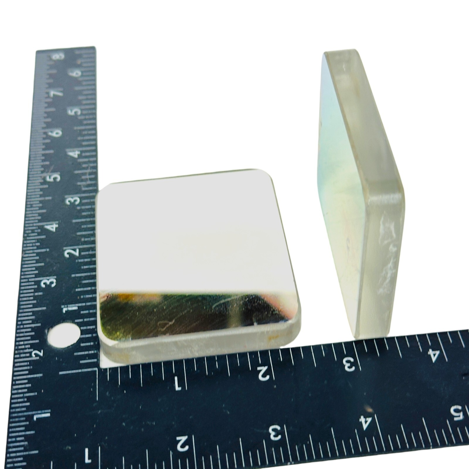 2 Pcs Optical Reflective Mirror for AG Opticom Qualifier 14 Comparator OQ-14