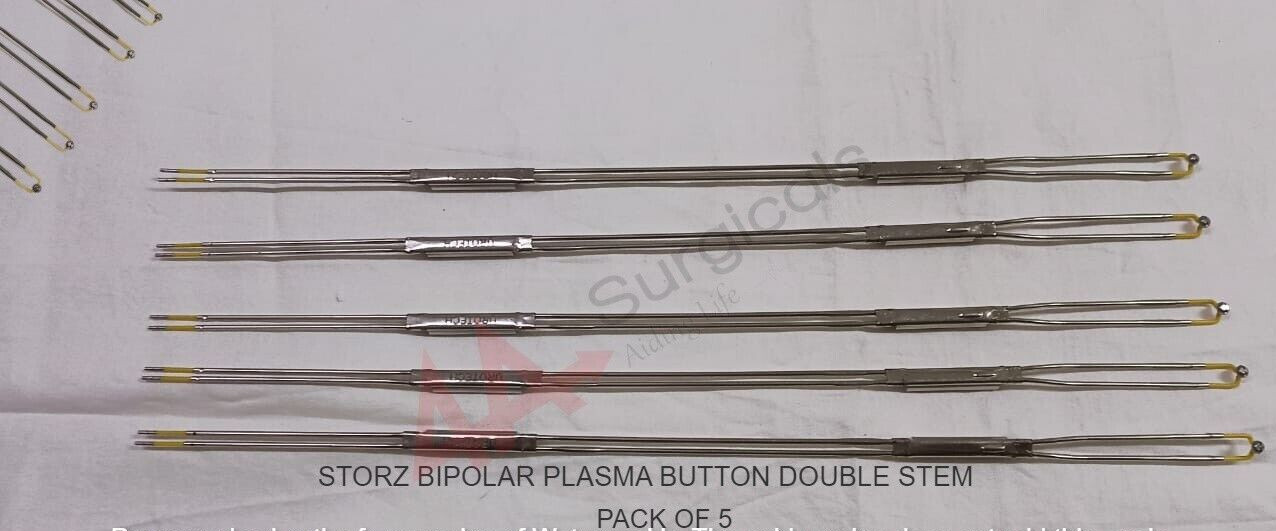 4A  BIPOLAR PLASMA BUTTON  DOUBLE STEM PACK OF 5