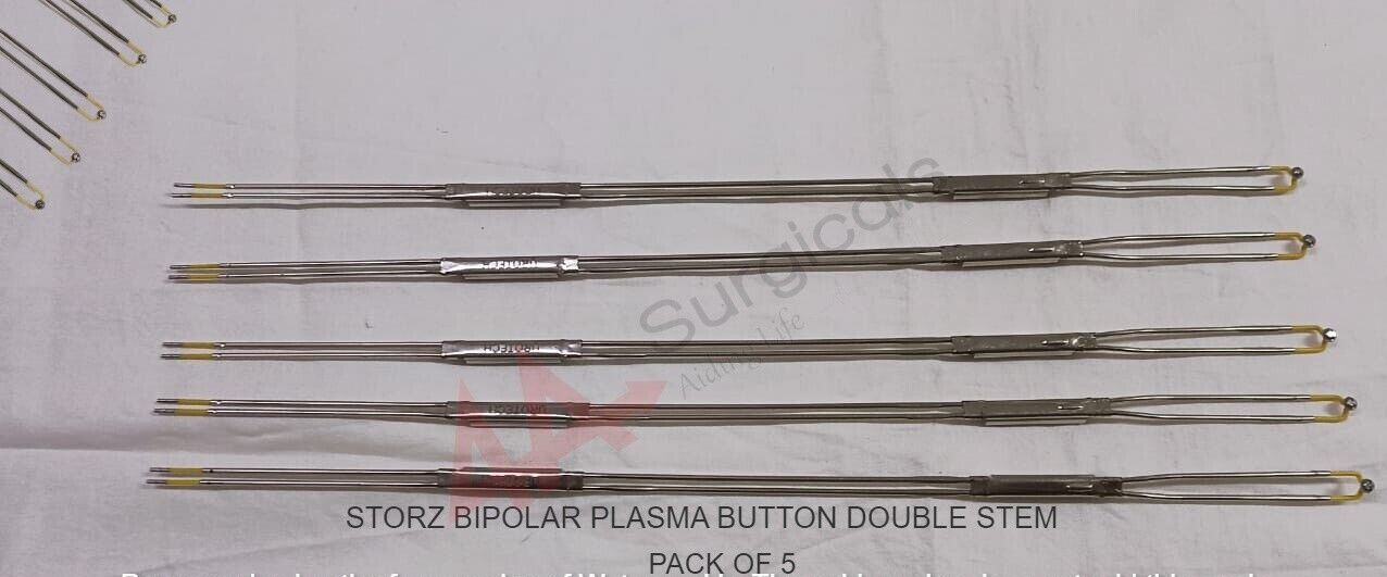 4A STORZ BIPOLAR PLASMA BUTTON DOUBLE STEM PACK OF 5