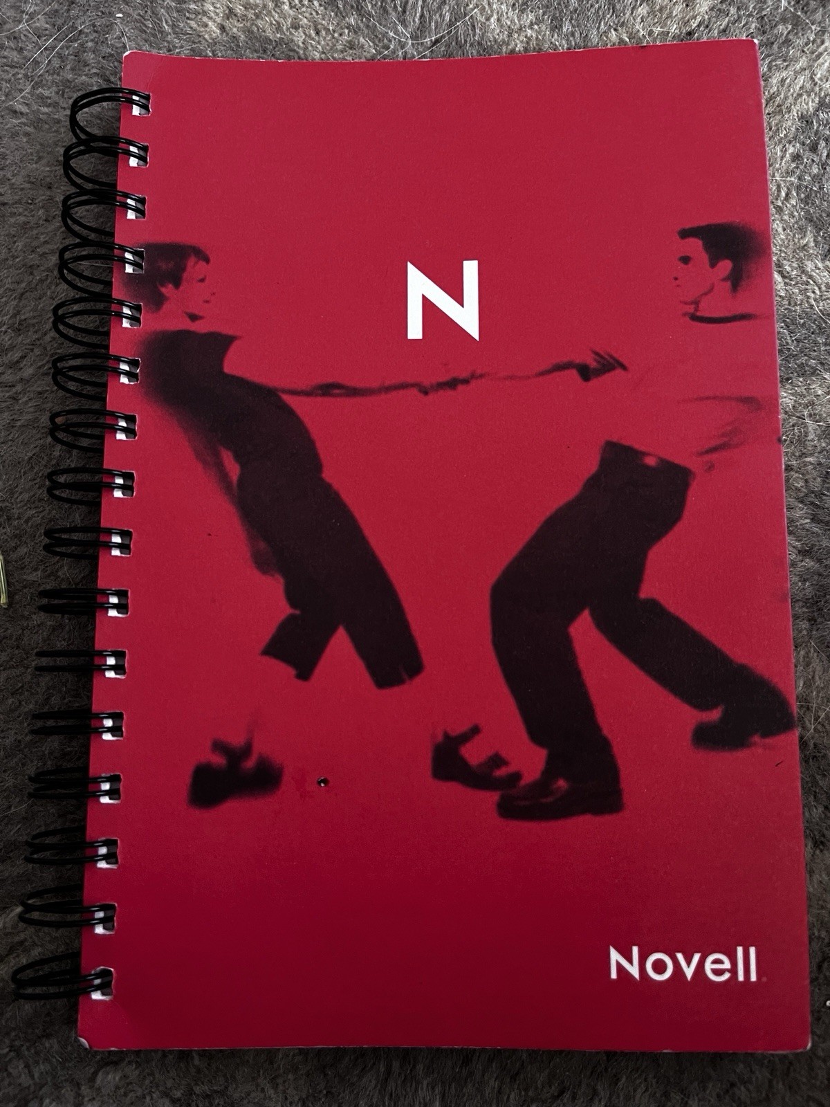 Novell Netware SPIRAL RED NOTEBOOK Tech Software Company