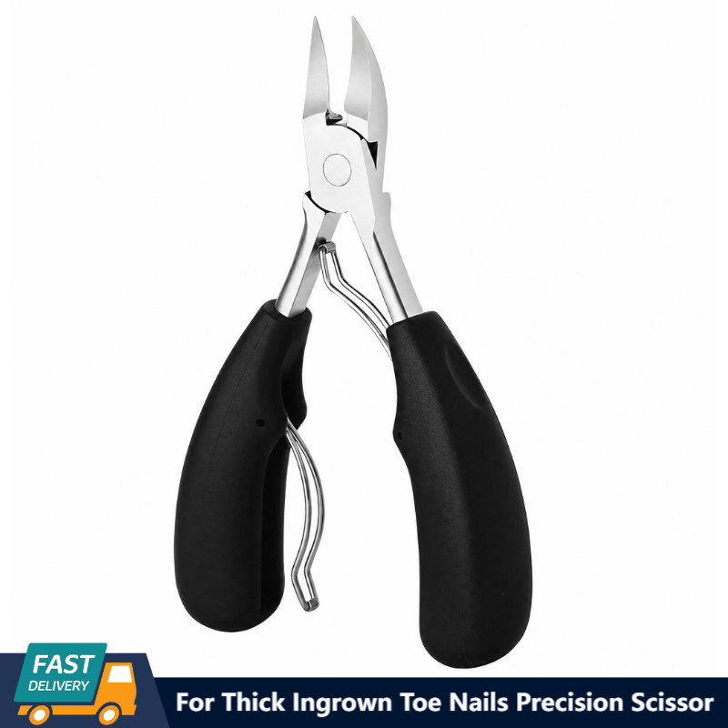 For Thick Ingrown Toe Nails Heavy Duty Precision Toenail Clipper Scissor