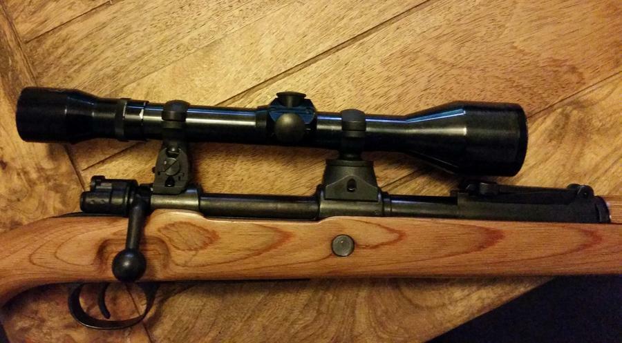 German K98 Mauser High Turret Sniper Scope Mount with Split Rings & M3.5 screws