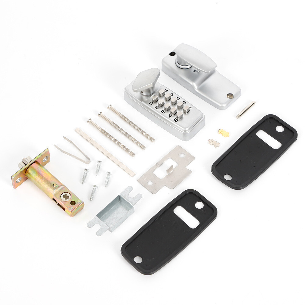 Mechanical Door Lock Keyless Knob Keypad Digital Code Password Entry Combination