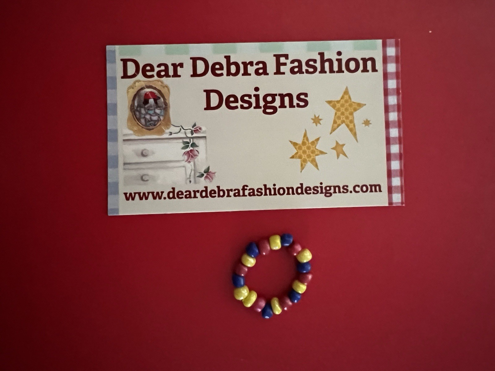 Beaded Ring One Size Fits All