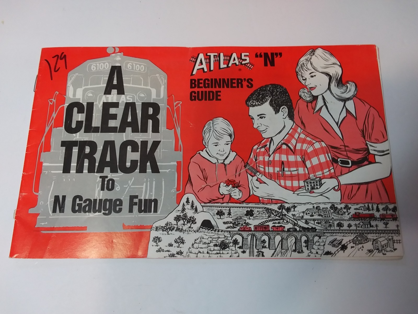 Vtg train track booklet beginners guide Atlas N guage fun 1988 27 pgs collect