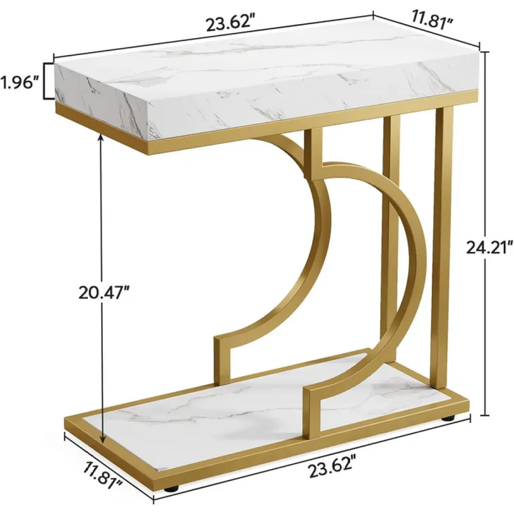 Compact Hall Table,Bedside Table,End Table for Living Room, Bed Room