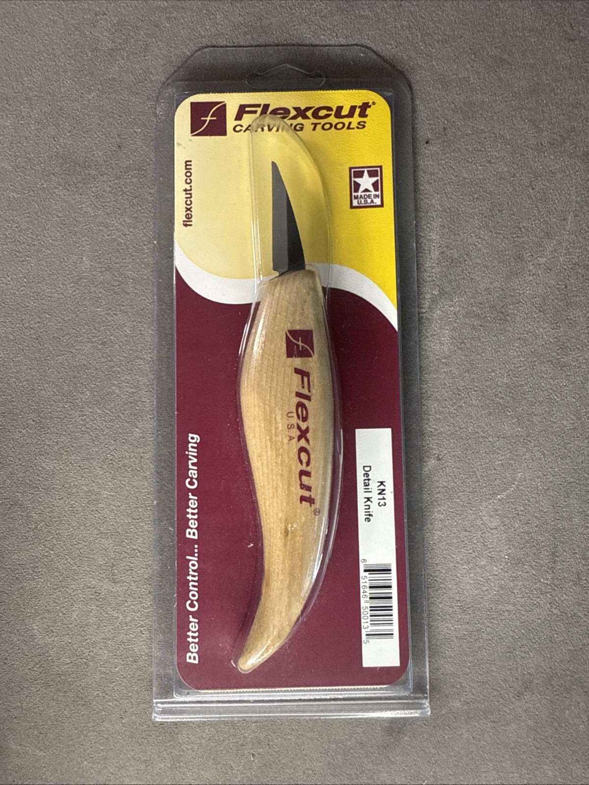 Flexcut KN13 Steel Detailing Fixed Blade Carving Knife