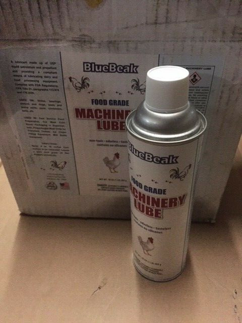 (Case of 12) Bluebeak Food Grade Machine Lube (NEW)