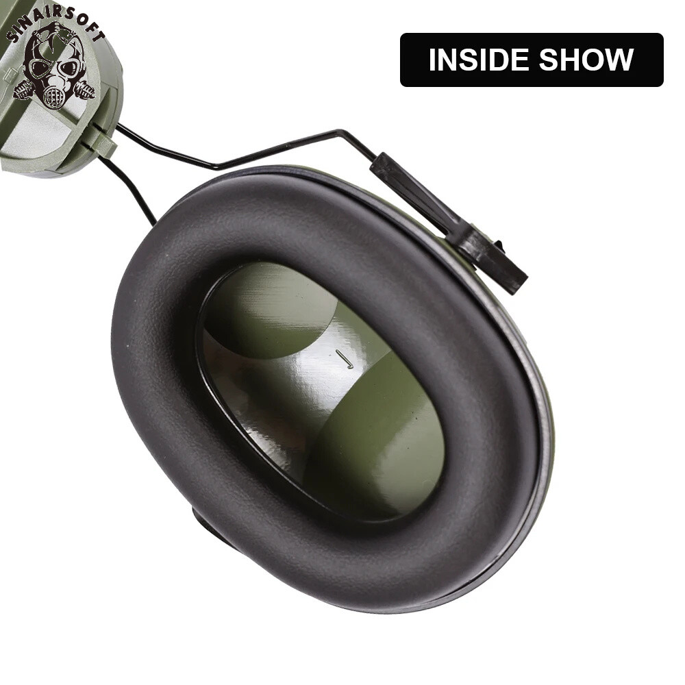 Tactical Helmet Headset Noise Reduction Hearing Protect Earmuffs for FAST Wendy