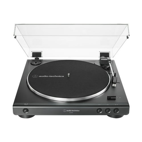 Audio Technica AT-LP60X Fully Automatic Belt Drive Stereo Turntable (Black)