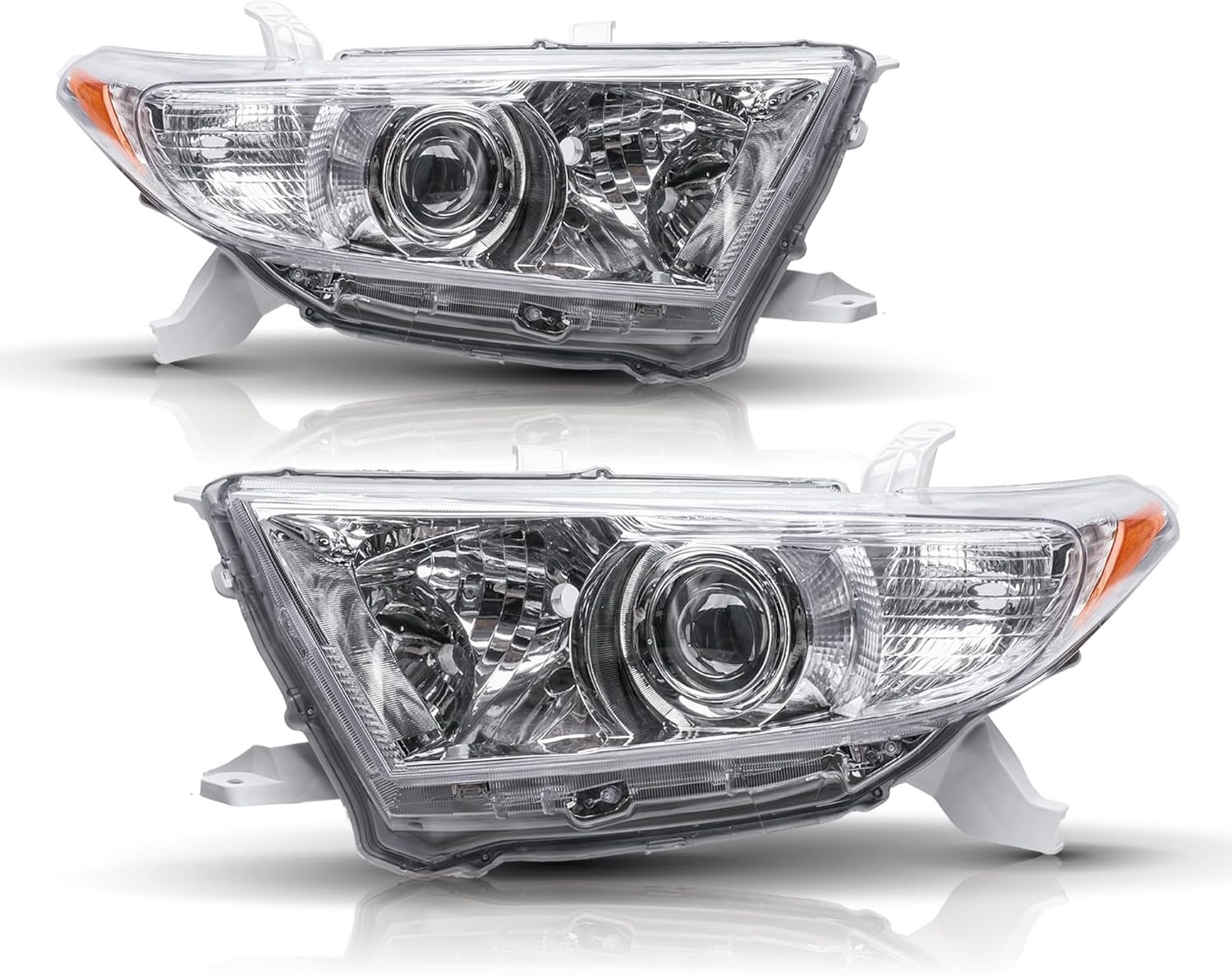 Headlight Assembly Compatible with 2011 2012 2013 Toyota Highlander Headlamp Pai