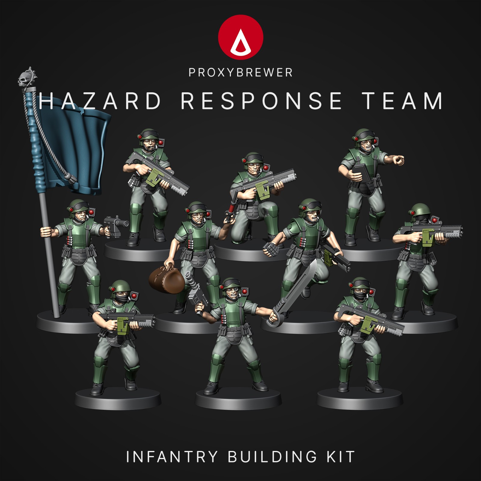 Hazard Response Team Tabletop 28mm Sci-Fi Grimdark Guard Aliens Colonial Marines