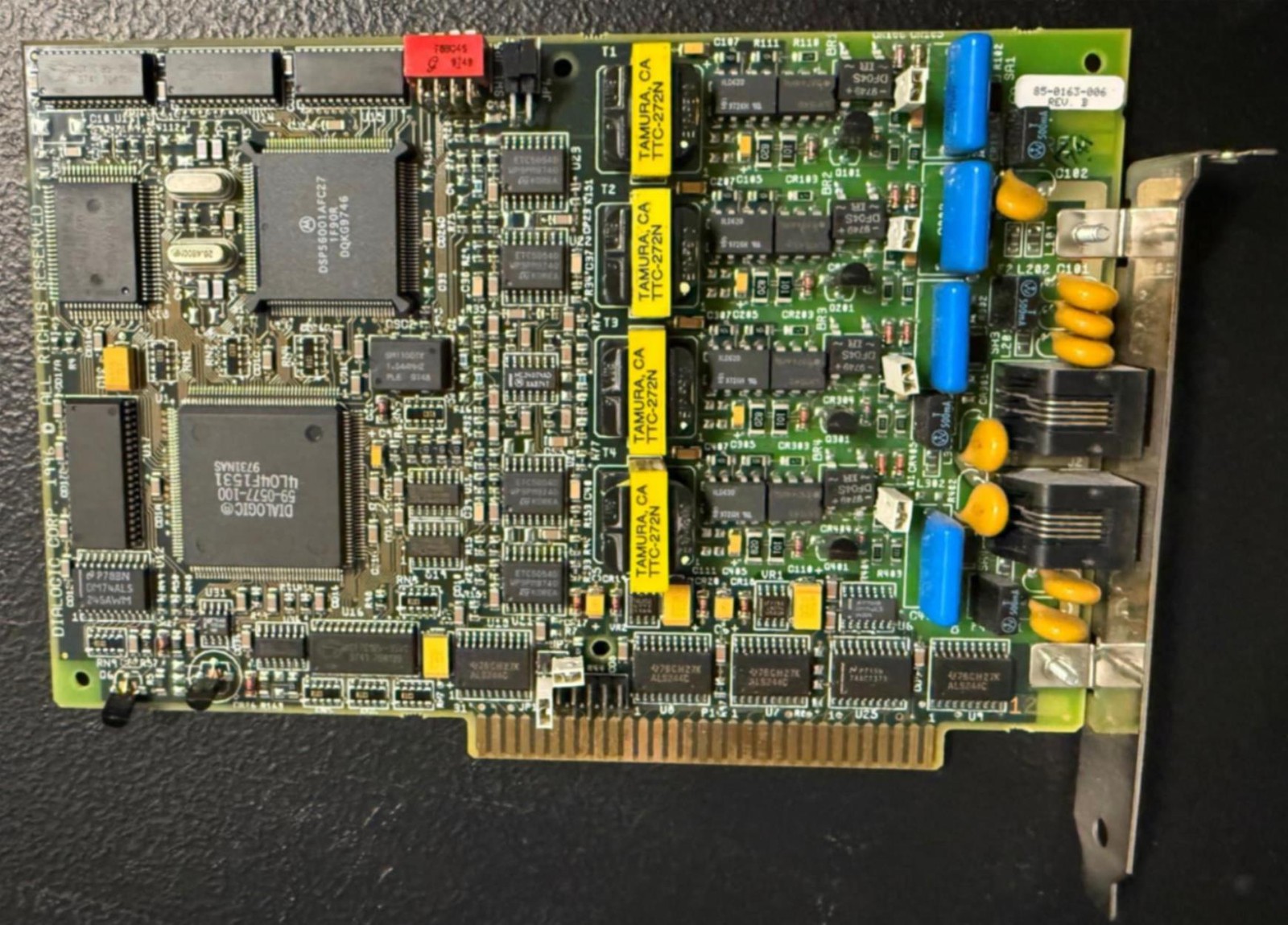 Dialogic Corp 04-1548-001 4-port Analog Voice Card