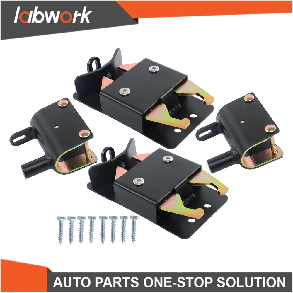 Labwork 2 Pack 2 Way Farm Gate Latch Two Way Fence Gate Latch for Metal Gate