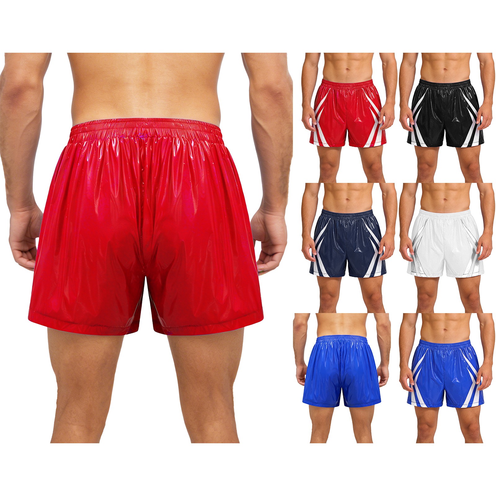 Mens Underwear Casual Short Beachwear Underpants Bathing Patients Spaghetti