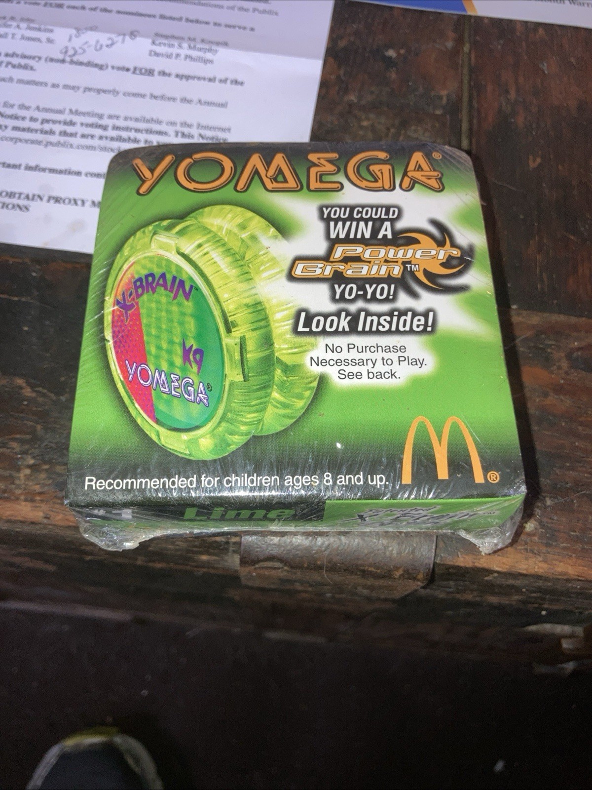 Yomega X-Brain #1 Lime. 2000. Original Sealed