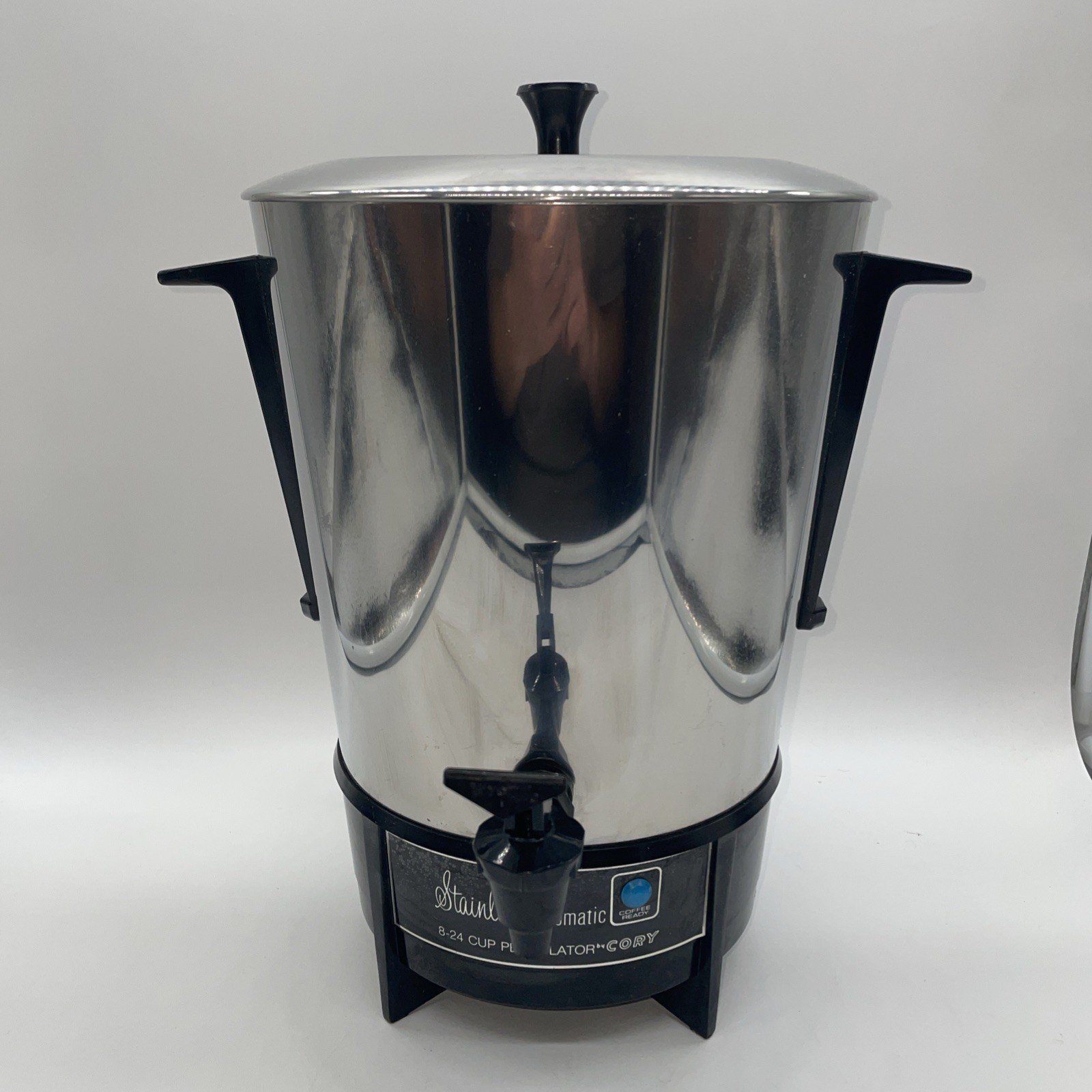 Vintage Cory Stainless Automatic, 8-24 Cup Electric Automatic Coffee Maker A24S